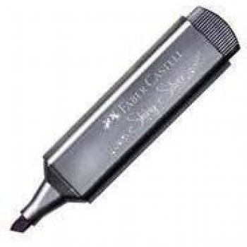 Faber-Castell 154661 - Marcador fluorescente TEXTLINER 1546 metallic. Color: plata
