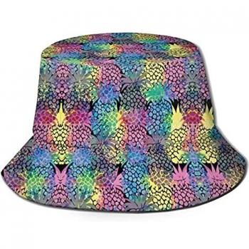 DJNGN Patrón Bohemio Unisex Casual Bucket Sun Hat Gorra de Pescador para Pesca Senderismo Camping