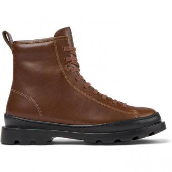 Camper Brutus Women's Brown Leather Ankle Boots