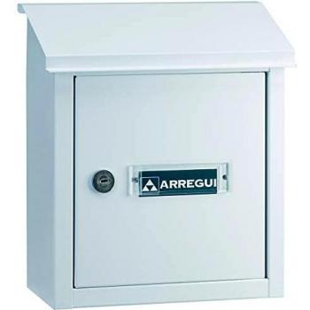 ARREGUI V4091 Buzón Recogecartas de Acero Para Puertas o Verjas en el Interior, Boca Recogecartas de 23x4 cm, Tamaño S