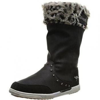 Kangaroos Kanga Boot 2010 - Botas de otras pieles niña, negro - Noir