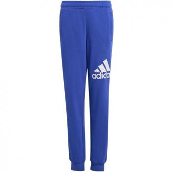 Pantalones Adidas Essentials Big Logo Cotton Regular Fit Infantil Azul (164)