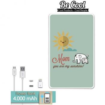 Becool® - Batería Externa Power Bank 4000 mah + Gratis 1 cable USB-MicroUsb