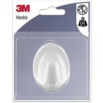 3M Ganci Permanenti Adesivi, Poliéster, Blanco
