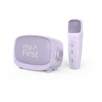 myFirst Voice 2 Portable Interactive Microphone & Wireless Speaker for Kids - Purple