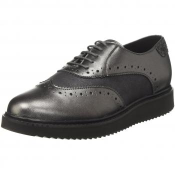 Geox D Thymar B, Zapatos de Vestir para Mujer, Gris