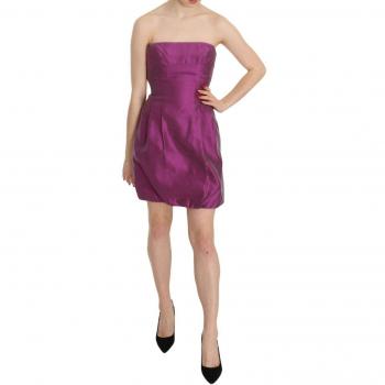 Ermanno Scervino Pink Halter Backless Midi Plain Dress - IT40|S, Elegant Logo Detail Halter Dress, Sizes: 2XS