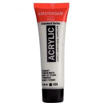 Amsterdam Acrílico 20ml Blanco Titanio