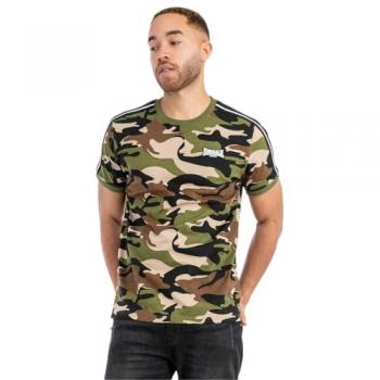 Camiseta de Lonsdale London Gunnista - T-shirt de manga corta - Color camuflaje woodland - Talla XL para Hombre
