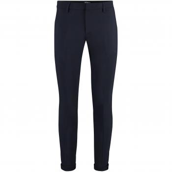Dondup Men's Gaubert Wool Blend Chino Pants in Blue | Size 34 | UP235TS0009U Color 890 and Dondup Slim-fit Black Wool Trousers | Size W34 | Zip Closure