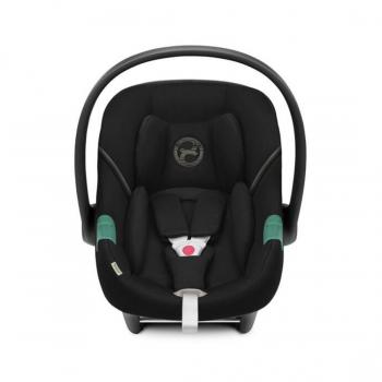 Cybex Aton S2 i-Size - Silla de coche tipo huevo, grupo 0+, para bebés de 45 a 87 cm, color negro