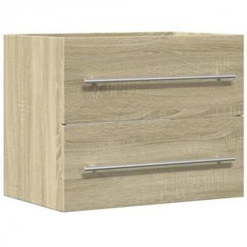 Gabinete para lavabo de roble Sonoma 60x38,5x48 cm en madera multicapa