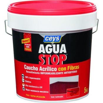 AGUASTOP CAUCHO FIBRAS VERDE 5KG