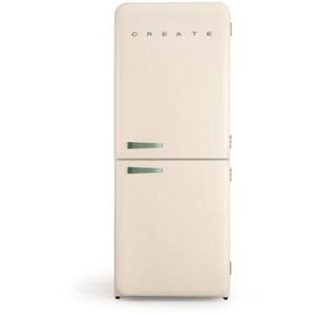Frigorífico Combi Retro 401L - No Frost, Silencioso, Temperatura Ajustable