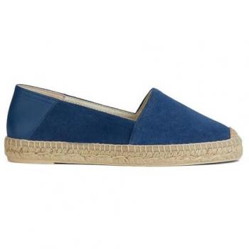 Alpargatas Geox Lampedusa Mujer Azul con cuña