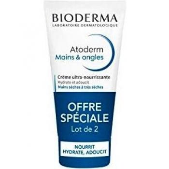Bioderma Atoderm Crema Ultra-Nutritiva para Manos y Uñas 2 x 50ml