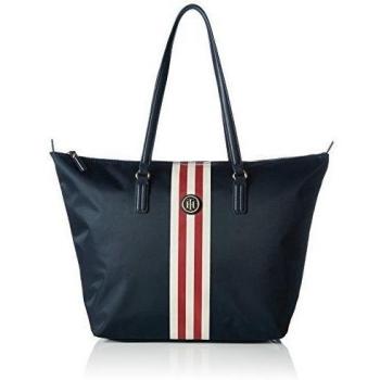 Tommy Hiliger Poppy Tote Nylon, Bolso Para Mujer, Midnight / Stripe, OS