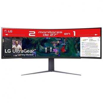 LG UltraGear 49GR85DC-B 49 Curved LED Dual QHD 240Hz FreeSync Premium Pro Gaming Monitor - Black