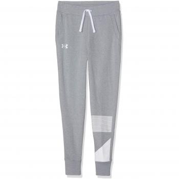 Under Armour Rival Jogger Pantalones, Niñas, Gris
