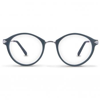 Karun Orca KAUF0011 Men's Eyeglasses Blue Size 50 - Frame Only, Blue Light Block Available