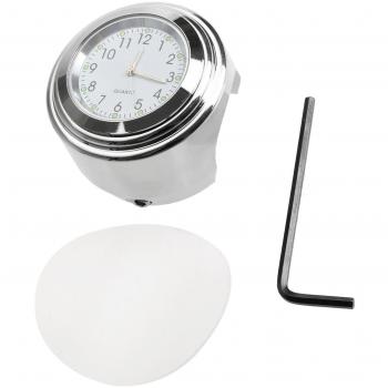 mtsooning 7/8 1 Motocicleta Manillar Dial reloj temperatura termómetro para Harley Honda