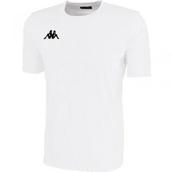 Kappa Rovigo SS Camiseta de equipación, Hombre, Blanco/Negro, 4XL