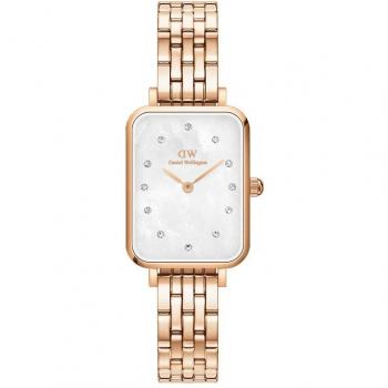 Reloj de Mujer Daniel Wellington Quadro Lumine 5-Link Melrose 20x26mm Oro Rosa