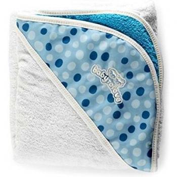 Baby to Love 300876 - Capa de baño para bebé, color blanco y azul
