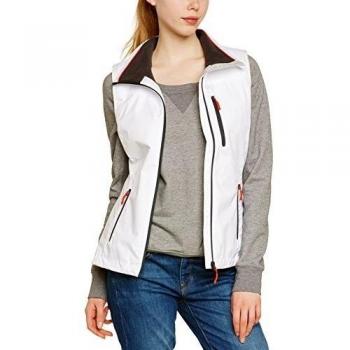 Helly Hansen W Crew Midlayer Vest - Chaleco para mujer, color blanco, talla L
