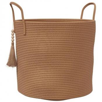 vidaXL Storage Basket Brown Ø40x35 cm Cotton