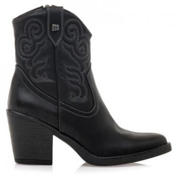 MTNG Botines de tacón Tijuana 59581 Mujer, color Negro, cierre con cremallera, estilo casual