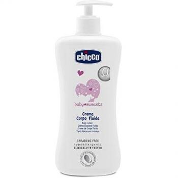 Chicco baby moments - Crema corporal fluida, 500 ml