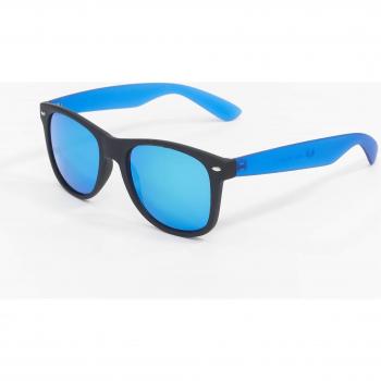 MSTRDS Likoma Mirror Unisex Sunglasses with Mirrored Lenses in Black/Royal/Blue