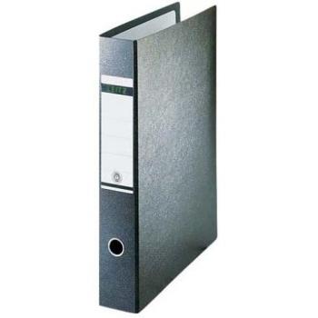 Carpeta de cartón duro LEITZ 180° A3, 77 mm, negro con agujero para agarre