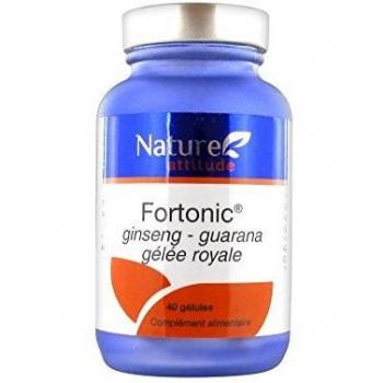 Fortonic Ginseng Guaraná Gelée Royale 40 Gélules Nature Attitude