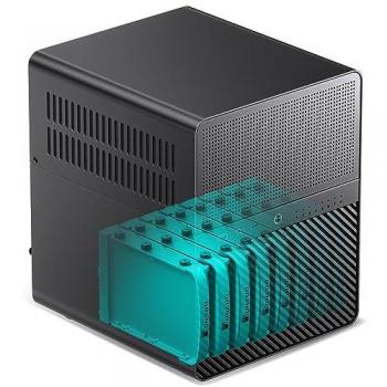Caja Mini Tower Jonsbo N3 para PC y NAS - Negro, Mini-ITX