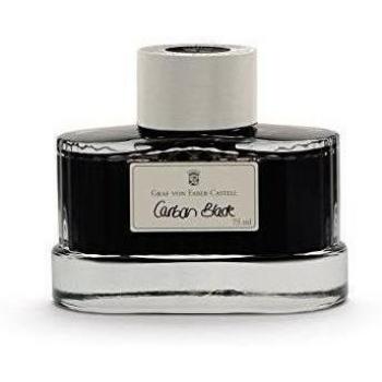 Graf von Faber-Castell – Bote de tinta carbono, color negro, color negro carbón Tintero