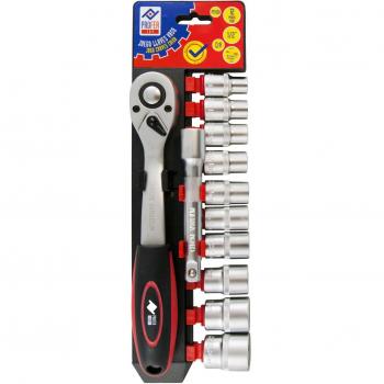PROFER TOP - Llave Vaso Jgo 12 Pz +Carraca Profer Top 1/2''