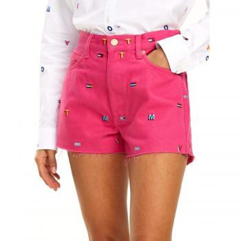 Tommy Jeans Short Hotpant GRTFR Rosa Mujer 28 Fucsia