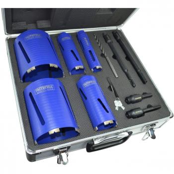 Faithfull FAIDCKIT11 Diamond Core Drill Kit with Case