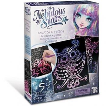 Educa Dibujos para rascar Nebulia. A Partir de 7 años, Multicolor