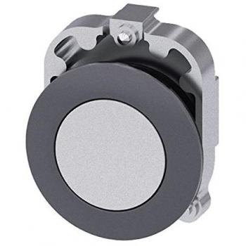 Cabezal de pulsador Siemens SIRIUS ACT, 30mm, Blanco, Momentáneo, IP66/IP67/IP69K