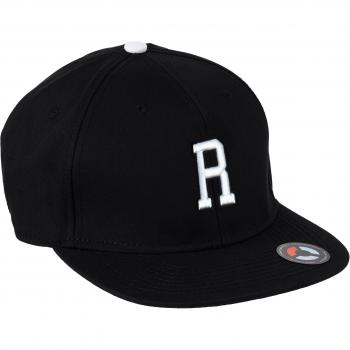 Gorra Snapback Unisex Letra R Negra Talla Única