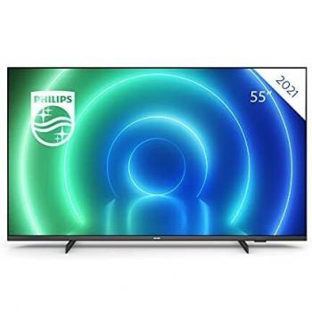 Televisor Philips 55PUS7506/12 LED 55 4K UHD Smart TV Wi-Fi Negro