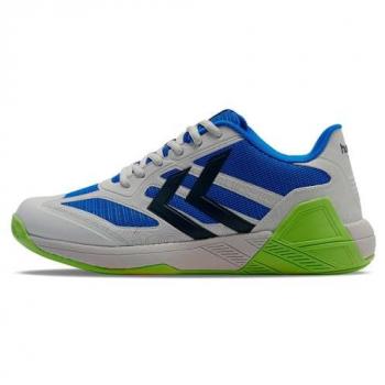 Hummel Algiz V Indoor Handball Sports Shoes - Blue Grey, 7.5 UK