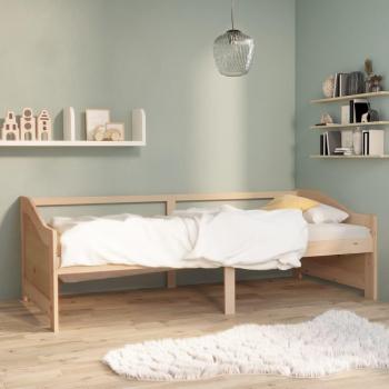 Sofá cama 3 plazas de madera maciza de pino sin colchón 90x200 cm