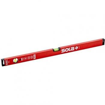 Sola SM Red - Nivel de Aluminio de 80 cm, con 2 Burbujas