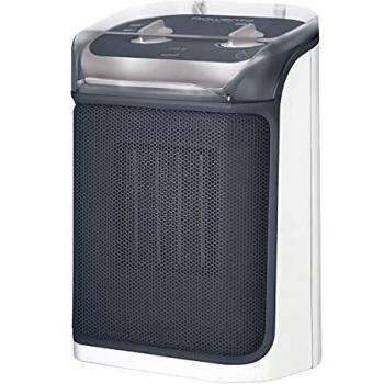 Rowenta Mini Excel Aqua Calentador de ventilador de cerámica 2 en 1, Calefacción eléctrica, Calefacción adicional, Ventilación fría, Potente, Silencioso, Compacto, Ideal para baño SO9281F0