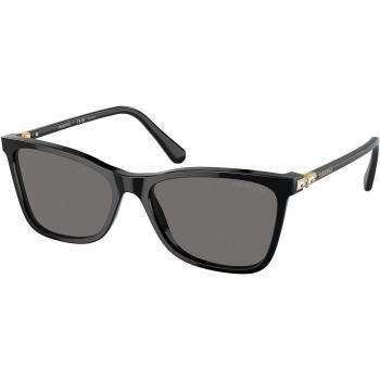 Swarovski SK6004 Polarized Women's Sunglasses Black Size 55