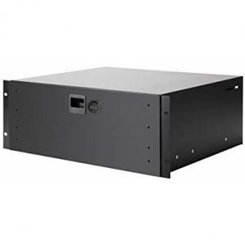 Cajón Rack 4U de Aluminio con Cerradura Adam Hall 87404A CL Negro